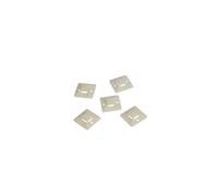 Logilink Supporto Autoadesivo 19x19mm per Fascette 100 Pz Beige