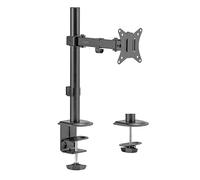 Logilink Supporto per monitor 17-32", lunghezza braccio 376 mm, acciaio, nero