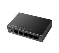 LogiLink - Switch di rete Gigabit desktop a 5 porte, alloggiamento in metallo