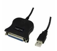 LogiLink UA0054A Adattatore USB 2.0 verso Parallelo 1,50 m Nero - Nouvo