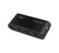 LogiLink UA0085 hub di interfaccia 480 Mbit/s Nero