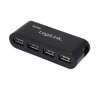 LogiLink UA0085 USB 2.0 Hub Corsa 0,48 Gbps 4-port Corsa USB 2.0 Plug and play