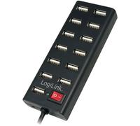 LogiLink® UA0126 Hub USB 2.0 A 13 Porte Con Interruttore On/Off
