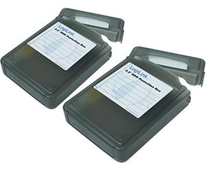 Logilink UA0133 - Custodia protettiva per hard disk da 1 HDD da 8,9 cm (3,5"), colore: Nero
