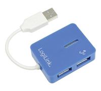 LogiLink UA0136 4 Porte Hub USB 2.0 Blu