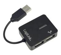 LogiLink UA0139 Hub USB 4 Porte USB-A USB 2.0 480 MBit/s Nero