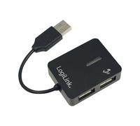 LogiLink UA0139 Smile USB 2.0 4 Porta Hub - Nero