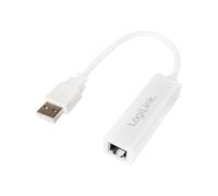 LogiLink UA0144B Cablato USB Ethernet 100 Mbit/s Bianco 2.0 to Fast Ethernet