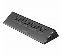 LOGILINK UA0226 - HUB USB 2.0 ALLUMINIO 10+1 porta ricarica rapida