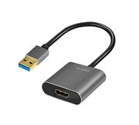 LogiLink UA0233 cavo di interfaccia e adattatore USB 3.0 HDMI Nero