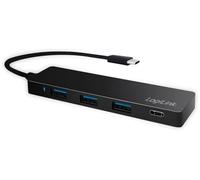 Hub USB-C 3.1 SuperSpeed 3 Porte USB-A 1 porta USB-C Nero
