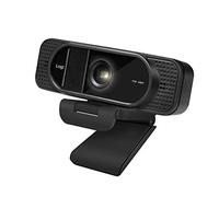 LOGILINK UA0381 - Webcam HD USB con obiettivo grandangolare 96°, doppio microfono con riduzione del rumore, messa a fuoco fissa, correzione della luce debole, per videoconferenze e streaming live