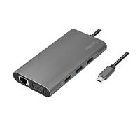 LOGILINK UA0383 - Dockingstation, USB 3.2 USB-C, HDMI, VGA, microSD/SD