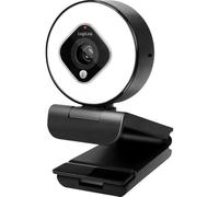 Logilink UA0384 Full HD USB Webcam 76° Dual Microphone Auto Focus Ring Light Tri