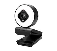 Logilink UA0384 Full HD USB Webcam 76° Dual Microphone Auto Focus Ring Light Tri