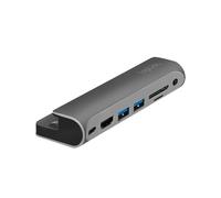 LogILINK UA0385 - Tipo USB -C - 3,5 mm - HDMI - USB 3.2 GEN 1 (3.1 GEN 1) Tipo -A - Tipo USB -C - MicroSDHC - MicroSDXC - Minisd - SDHC - SDXC - 5000 Mbit/S - 480i - 480p - 576p - 720p - 1080p - 3840p