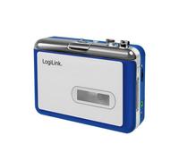 LogiLink UA0393 Mangiacassette Blu, Argento