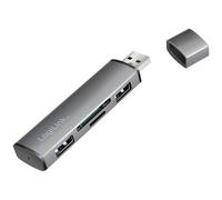 LogiLink UA0394 Hub USB 4 Porte USB-A, SD, microSD USB 3.2 Gen2 10 GBit/s Cont