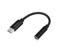 Logilink UA0398 - Cavo adattatore da USB Type-C a jack da 3,5 mm (maschio/femmina), lunghezza: 13 cm