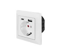 LOGILINK PA0262 - Presa da incasso con 2 prese di ricarica USB