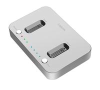 Logilink Usb 3.2 Gen 2 Duale M.2 Nvme Dockingstation Silber (qp0033)