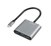 Logilink USB 3.2 Gen1 Tipo-C a HDMI & Adattatore USB 4K PD (Power Delivery) 0.15m