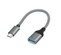 LogiLink USB-C > USB 3.2 (ST-BU) 0,15m Adapter Grau