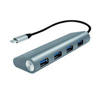 LogiLink UA0309 hub di interfaccia USB 3.2 Gen 1 (3.1 Gen 1) Type-C 5000 Mbit/s Grigio ( UA0309 )