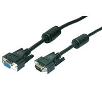 Logilink VGA Cable ST/BUblack 2X Ferrit Core 3M, CV0005 (Ferrit Core 3M)