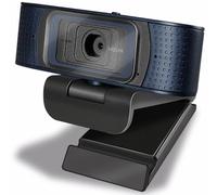 LogiLink Webcam UA0379 HD Pro 2 MP USB 80° microfoni doppi autofocus copertura privacy Nero