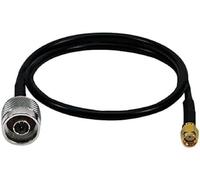 LogiLink wl0104 Pigtail Cavo, N Type maschio a R di SMA Male Connector, CFD200, 500 mm Nero