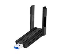 LogiLink WL0250 - Adattatore USB Wi-Fi 6E 5,8 GHz, fino a 1201 Mbit/s, 4 antenne dBi, funzione hotspot