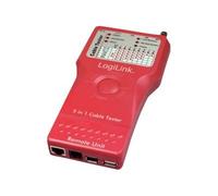 LogiLink WZ0014 RJ-45 9 V Cable tester 5-in-1 RJ45 RJ11 USB BNC FireWire with