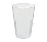 LogiPack GeRo 25 Bicchiere riutilizzabile 200 ml - Riutilizzabile, trasparente, in PP - Bicchiere da 0,2l, con tacca di calibrazione | Prodotto in Germania