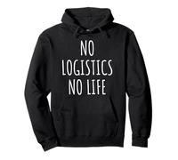Logistica Amante Supply Chain Magazzino Trasporto Planner Felpa con Cappuccio