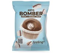 LOGISTICA FOOD Srl FEELING OK KETO BOMBER COCOA-COCONUT CREAM 50 G