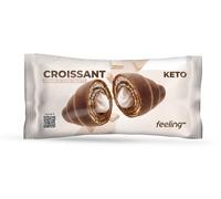 LOGISTICA FOOD Srl FEELING OK KETO CROISSANT DOUBLE CIOK WHITE 50 G CON EDULCORANTI
