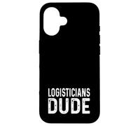 Logisticians Dude Distressed Logistica Supply Chain Finance Custodia per iPhone 16