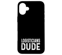 Logisticians Dude Distressed Logistica Supply Chain Finance Custodia per iPhone 16 Plus