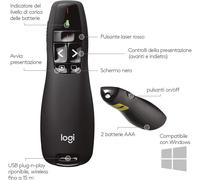 LOGITECH 100910356 WIRELESS PRESENTER R400