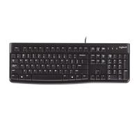 Logitech K120 UK QWERTY Black