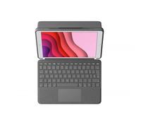 Logitech Custodia con tastiera Combo Touch per iPad in Grafite, iPad (7a, 8a e 9a gen)