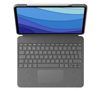 Logitech Custodia con tastiera Combo Touch per iPad Pro in Oxford Grey, per iPad Pro da 12,9” (5a e 6a generazione)
