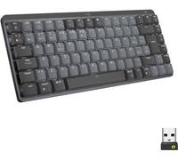 Logitech 920-010780 tastiera Ufficio RF senza fili + Bluetooth QWERTY US International Grafite, Grigio (MX MECH. MINI WRLS ILLU NEW