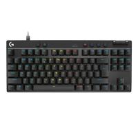 Logitech G PRO X TKL RAPID, tastiera gaming senza tastierino numerico con interruttori analogici magnetici, modalità di attivazione rapida, azionamento e RGB personalizzabile, US INT'L QWERTY - Nero