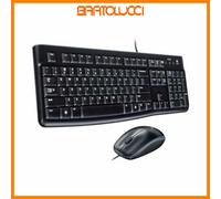 Logitech MK120 tastiera USB QWERTY Italiano Nero GARANZIA ITALIA