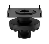 Logitech 939-001811 Tap Table Mount Tap & Tap Controller IP Touch - Supporto girevole con gestione dei cavi, basso profilo, supporta tavoli da 50 mm o 89 mm attraverso fori passacavo, nero (rinnovato)