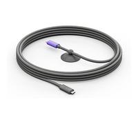 Logitech 952-000195 cavo USB USB 3.2 Gen 2 [3.1 Gen 2] 5 m USB C Grafite, Viola