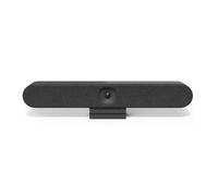 Logitech 960-001577 Rally Bar Huddle Sistema di videoconferenza 4K UHD All-in-One - Telecamera PTZ 4K, altoparlante e microfoni integrati, WIFI, Bluetooth, GbE, CollabOS, PC/MAC - Grafite (rinnovato)