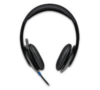Logitech 981-000510 cuffia e auricolare Cablato A Padiglione Ufficio Nero (H540 USB Computer Headset - Wired Head-band Office/C